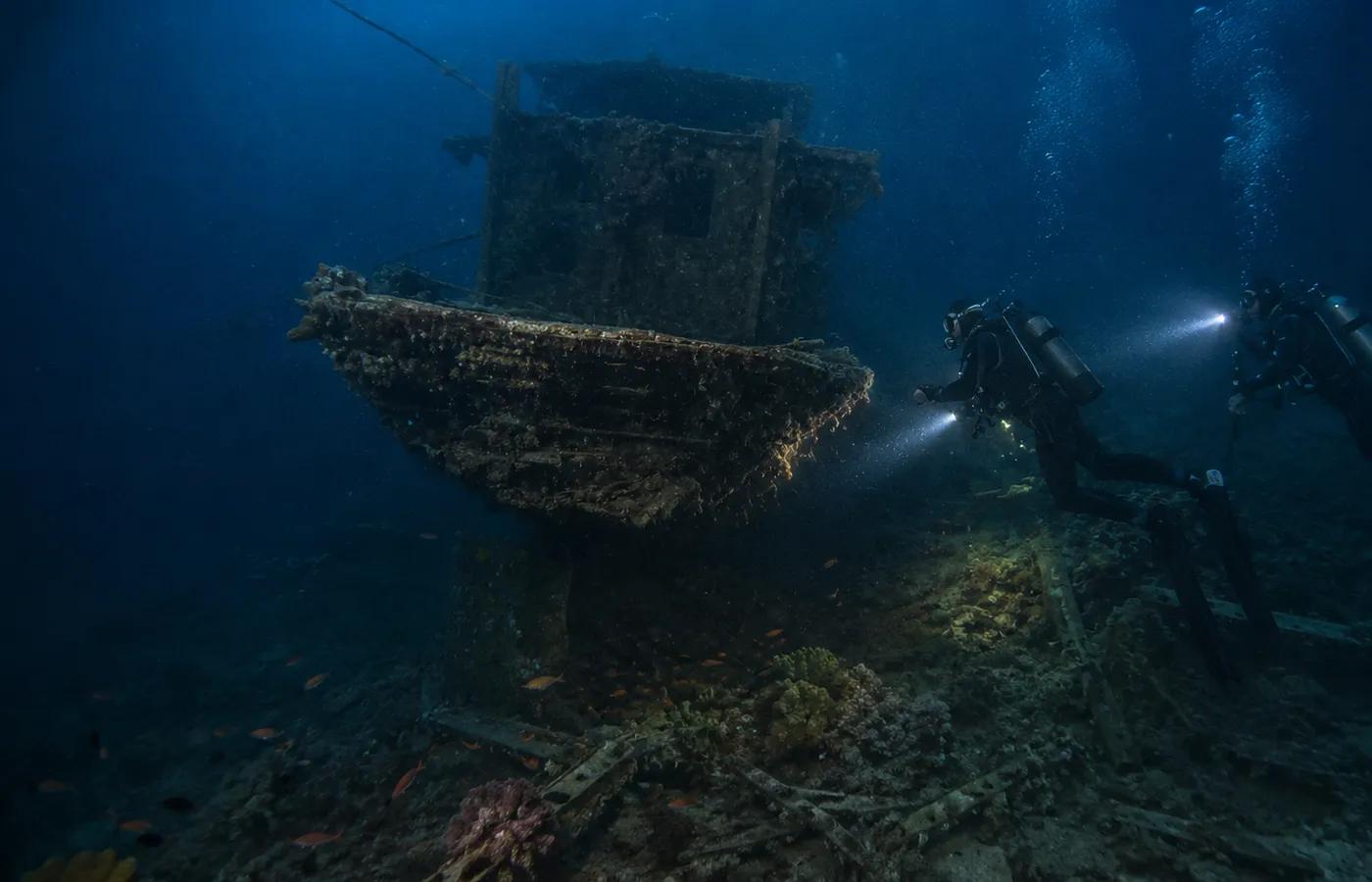 On the Suzanna wreck